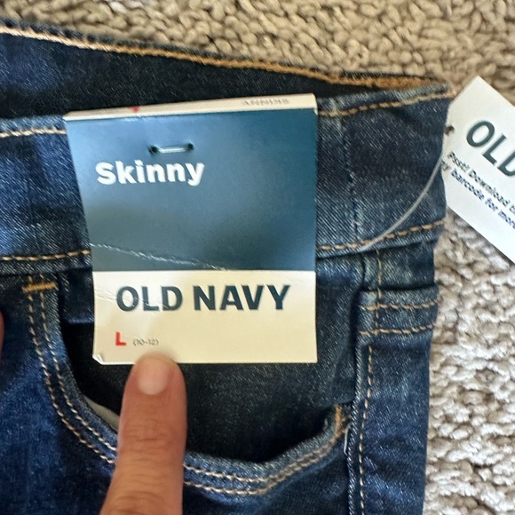 NWT Old Navy Girls Skinny Jeans L 10/12 - Picture 4 of 4